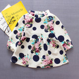 Baby Girl Long Sleeve Dot Floral