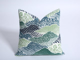 Green Teal Pillow Cover / 16x24 Green Pillow Cover / 12x21 Dark Teal Pillow / Navy Green 24x24 / 26x26 blue green pillow case