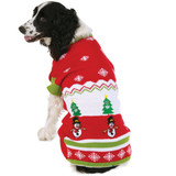 Big Dog Christmas Patterned Ugly Christmas Pet Sweater