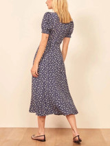 Floral A line Midi Dress