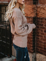 Open Back Bow Sweater