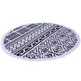 Round Beach Towel With Tassel 1