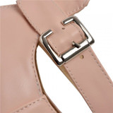 Chunky Peep Toe Platform Heels