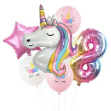 Unicorn Birthday Balloon Pack