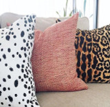 Velvet Leopard Pillow / Animal Pillow Cover / Velvet Cheetah Pillow / Hollywood Regency Pillow cover