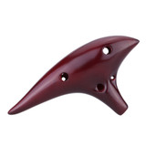 12 Hole Ceramic Professional Ocarina - (Alto C Tone)