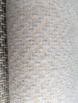 7 yards Light Grey upholstery fabric / Gray White Grasscloth / Woven Grey Fabric / Heavy weight Upholstery material