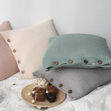Soft Cotton Knit Cushion Cover Vintage