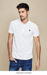 Embroidered Polo Shirt Slim Shirt