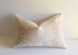 Fawn: Ombré Animal Print Pillow Cover