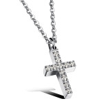 Simple Retro Cross Pendant Necklace