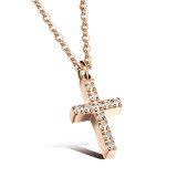 Simple Retro Cross Pendant Necklace