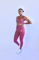 FLEXI-STRETCH Seamless Legging (Earth Red)