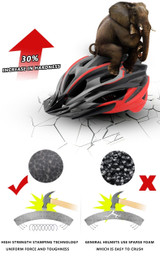 Ultralight EPS+PC Cover MTB Road Bike Helmet