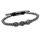 Roman Royal Crown Charm Bracelet