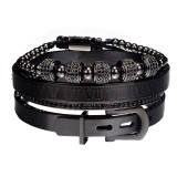 Roman Royal Crown Charm Bracelet