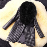 Sagace Clothes Coats Women Fashion Warm Outwear Solid Winter Faux Leather Fur Long Sleeve Coat Jacket Outerwear Long Overcoat