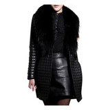 Sagace Clothes Coats Women Fashion Warm Outwear Solid Winter Faux Leather Fur Long Sleeve Coat Jacket Outerwear Long Overcoat