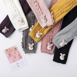 Baby Autumn Winter Tights Hot Baby Toddler Kid Girl Ribbed Stockings Cotton Warm Pantyhose Solid Candy Color Tight 0-5Y