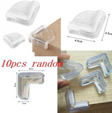 10Pcs Baby Silicone Safety Protector Table Corner Protection From Children Anticollision Edge Corners Guards Cover For Kid