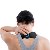 Portable Mini Cervical Electric Neck Massager Doing Neck And Back Massage Anytime Anywhere Cervical Massage Stimulator Stickers