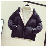 Women's Short Style New Winter Korean-Style Loose Cotton-Padded Clothes Hooded Cotton-Padded Jacket