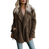Teddy Coat Women Faux Fur Long Sleeve Fluffy Fur Jackets Winter Warm Female Jacket Women Winter Coats 2020 Plus Size Outerwears