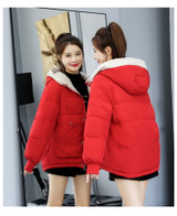Orwindny Winter Coat Women 2020 Fashion Winter Jacket Women Cotton padded Parka Outwear Hooded Solid Female Jacket Coat Clothing