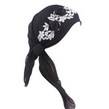 Fashion Flower Women Muslim Turban Cotton Head Wrap Hat Chemo Cap Headscarf Fashion Flower Women Muslim Turban Cotton Head Wrap Hat Chemo Cap Headscarf