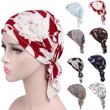 Fashion Printed Women Muslim Elastic Turban Cotton Hat Head Wrap Chemo Cap Fashion Printed Women Muslim Elastic Turban Cotton Hat Head Wrap Chemo Cap