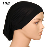 Muslim Hijab Scarf Solid Cotton Flower Diamond Shawl Women Headscarf Teady To Wear Hijab