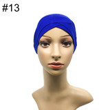 Modal Muslim Headscarf Women Criss Cross Tube Hat Underscarf Islamic Inner Cap Lady Hat Muslim Hijab