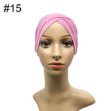 Modal Muslim Headscarf Women Criss Cross Tube Hat Underscarf Islamic Inner Cap Lady Hat Muslim Hijab