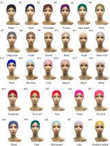 Modal Muslim Headscarf Women Criss Cross Tube Hat Underscarf Islamic Inner Cap Lady Hat Muslim Hijab
