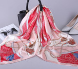 Women Fashion Kerchief Silk Satin Neck Scarf Print Hijab Scarfs Square Shawls Wraps Women Fashion Kerchief Silk Satin Neck Scarf Print Hijab Scarfs Square Shawls Wraps