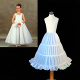 Crinoline Kids Child White Petticoat For Flower Girl Wedding Accessories