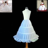 Crinoline Kids Child White Petticoat For Flower Girl Wedding Accessories