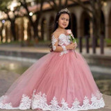 Flower Girl Dresses for Wedding Newborn Baby Girls Princess Party Dresses