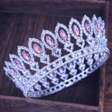 Crystal Queen Tiara Crown Wedding Bridal Pageant Diadem For Bride Tiaras and Crowns Headpiece Women