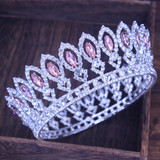 Crystal Queen Tiara Crown Wedding Bridal Pageant Diadem For Bride Tiaras and Crowns Headpiece Women