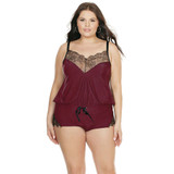 Plus Size Sexy Pajamas Romper One Piece