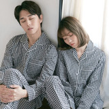 Lovers Couples Pajamas Cotton Long Sleeves and Pants Lovers Couples Pajamas Cotton Long Sleeves and Pants