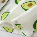 Cotton Pajama 2 Pcs with Avocado Printed