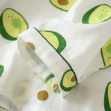 Cotton Pajama 2 Pcs with Avocado Printed