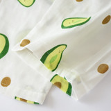 Cotton Pajama 2 Pcs with Avocado Printed