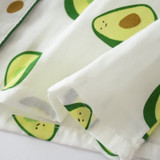 Cotton Pajama 2 Pcs with Avocado Printed
