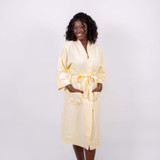 Cotton Waffle Long Queen Bathrobe