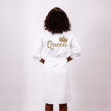 Cotton Waffle Long Queen Bathrobe
