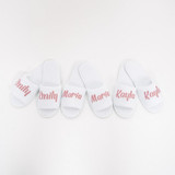 Pink Personalized Slippers