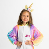 Rainbow Unicorn One piece Pajamas Set